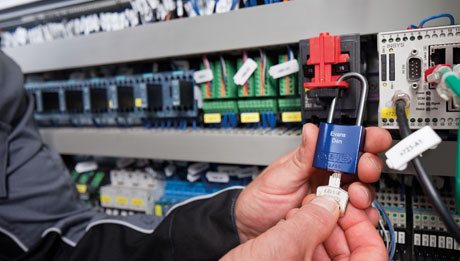 Jetzt anmelden. Teilnahme gratis. Elektrischer Schaltkasten mit Sicherheitsschloss