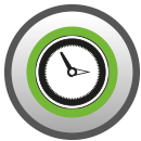 Icon Uhr als Symbol, dass die Carl Nolte Technik auf Schnelligkeit setzt